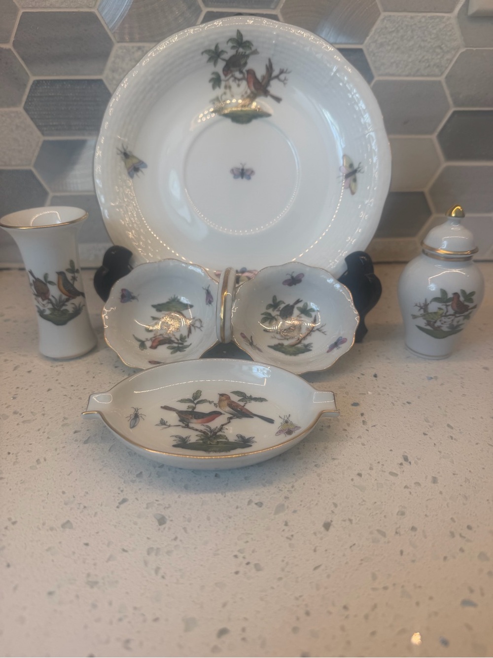 LOT of 5 Herend Pieces. Exquisite collection! 1 transaction for 5 Herend.